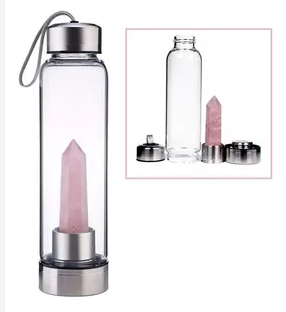 Miniatura 3 de BOTELLA DE AGUA CON CUARZO ROSADO